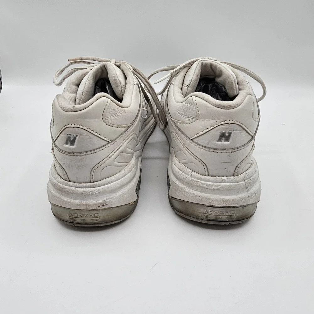 New Balance 927 Shoes Womens Size‎ 10 White Leather Walking Sneakers WW927WT
